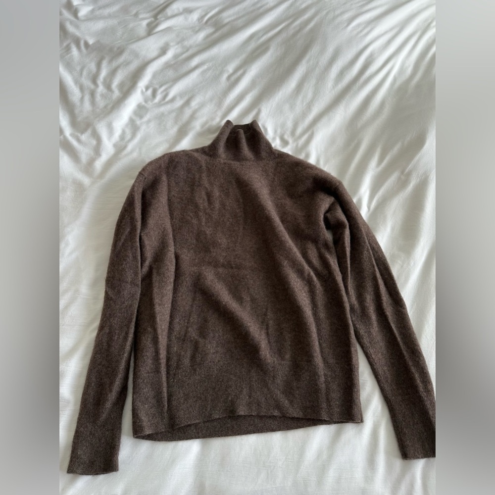 OAK + FORT Cashmere Turtleneck Sweater (XS)